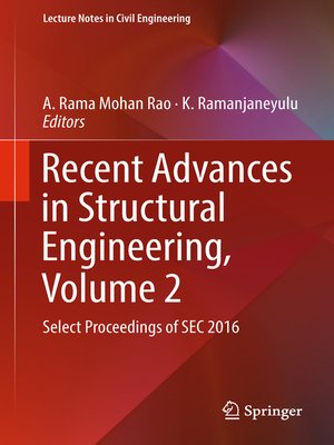 cover image of Recent Advances in Structural Engineering, Volume 2